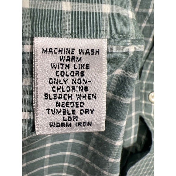 Brooks Brothers Plaid Long Sleeve Cotton Button Down Shirt Men's Size Large - Picture 4 of 7